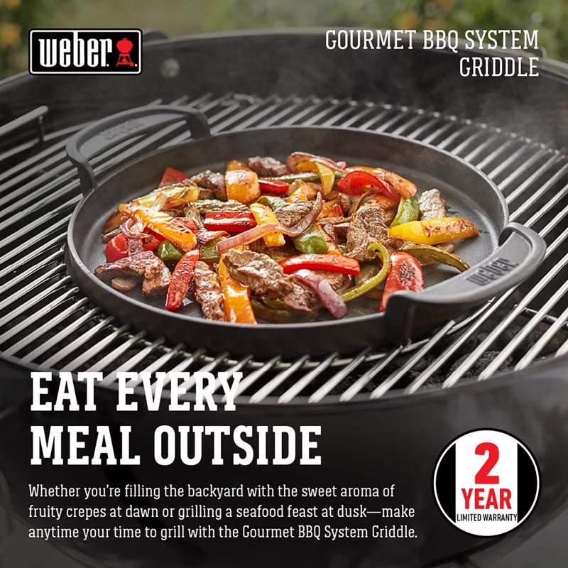 Weber Gourmet BBQ System Cast Iron Griddle - Thumbnail 2