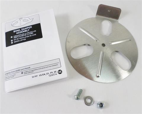 Weber 65458 Bowl Damper for Jumbo Joe | Replacement Airflow