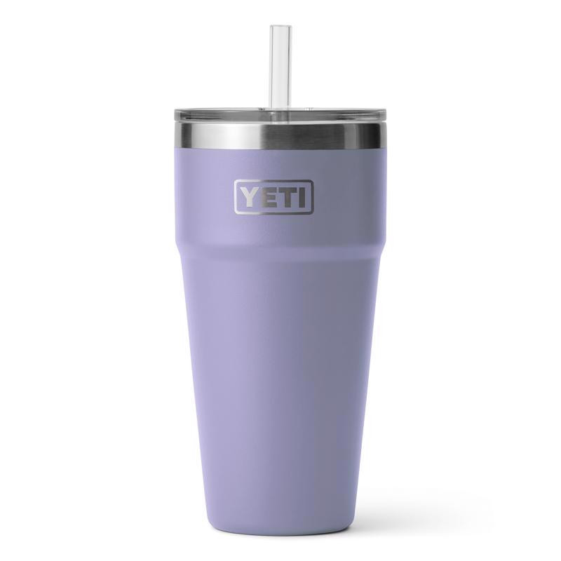 YETI Rambler 26 oz Cosmic Lilac BPA Free Straw Cup | Durable