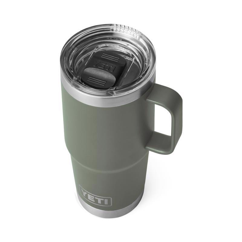YETI Rambler 20 oz Camp Green BPA Free Travel Mug Insulated
