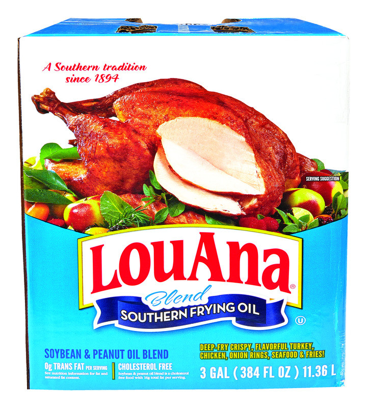 LouAna Southern Blend Frying Oil 3 Gallon Premium Cooking Oil for