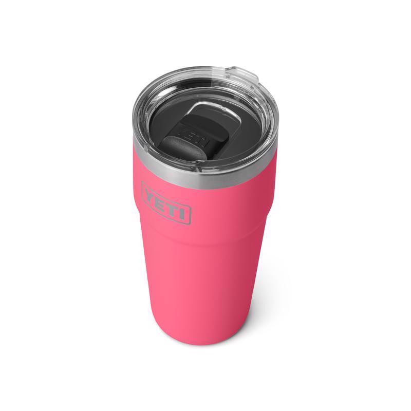Pink Rambler YETI Rambler 20 oz Tropical Pink BPA Free Stackable Tumbler with ...
