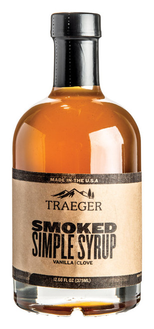 Traeger Smoked Vanilla and Clove Simple Syrup 12.68 oz Bottle