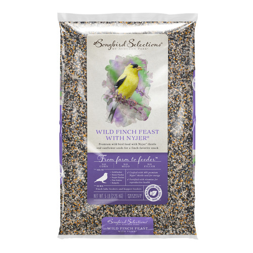 Audubon Park Songbird Selections Wild Finch Nyger Thistle Seed Bird Seed 5 lb