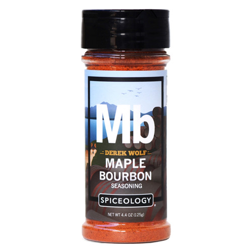 Spiceology Derek Wolf Maple Bourbon BBQ Rub 4.4 oz