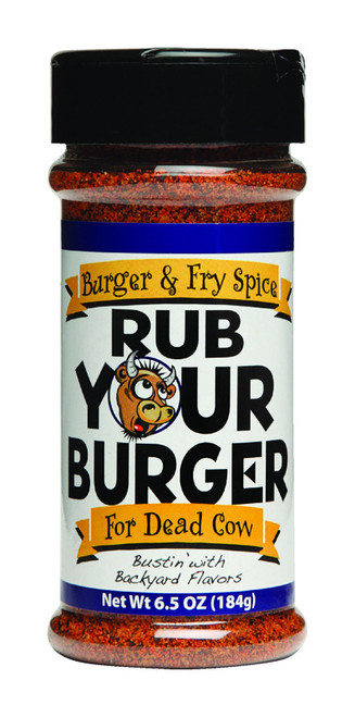 Rub Your Burger Burger & Fry Spice BBQ Rub 6.5 oz