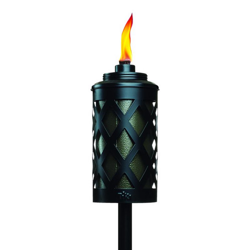 Tiki Black Metal 65 in. Urban Garden Torch