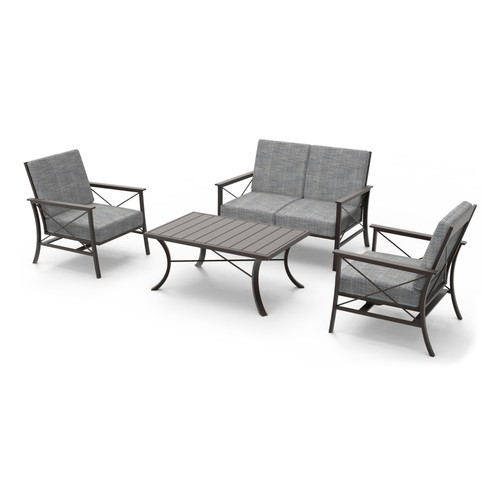 Sienna 4 pc Deep Seating Chair Set