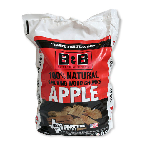 B&B Charcoal Apple Wood Smoking Chunks