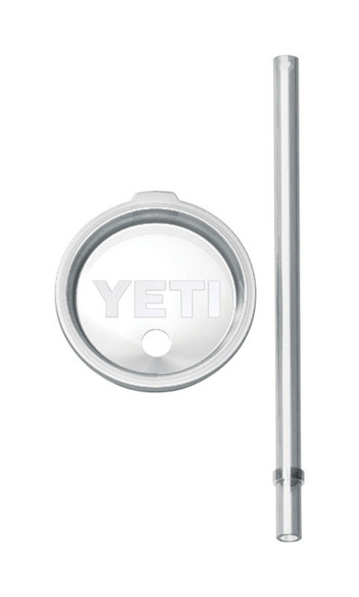 YETI Rambler Clear BPA Free Tumbler Lid and Straw