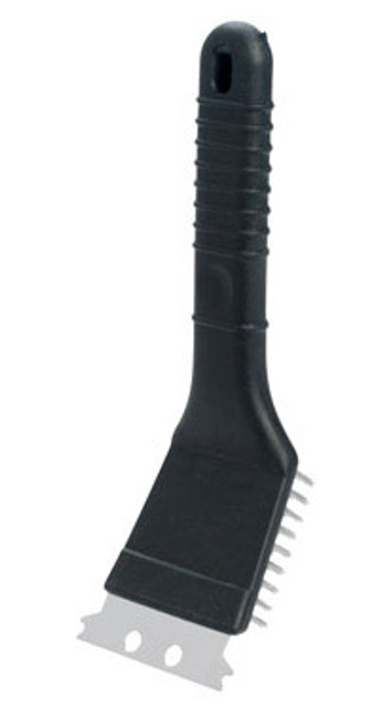 Grill Mark 9-inch Stainless Steel Black Grill Brush with Scraper