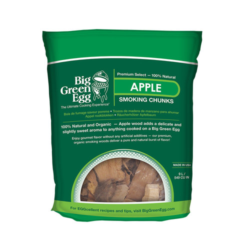 Big Green Egg 114617 All Natural Apple Wood Smoking Chunks
