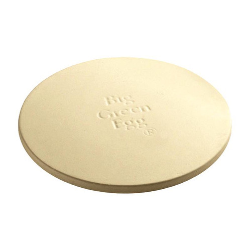 Big Green Egg 401007 Ceramic Natural Pizza Stone 12"