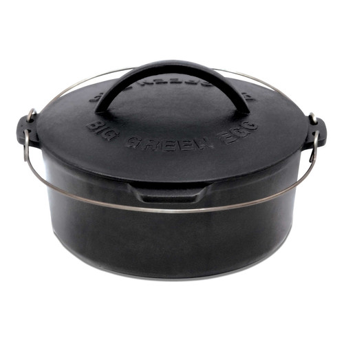 Big Green Egg 117052 Cast Iron Dutch Oven 6 qt