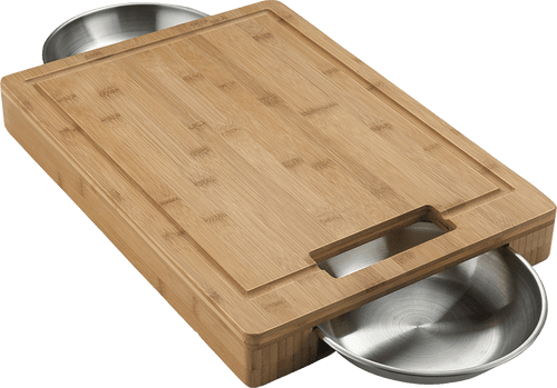 Napoleon 70012 - CUTTING BOARD with Stainless Steel Bowls