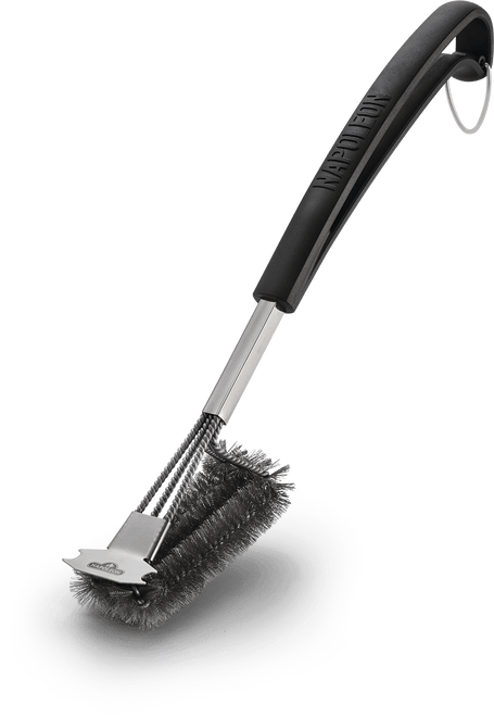 Napoleon 62063 - TRIPLE-ROW GRILL BRUSH with Stainless Steel Bristles