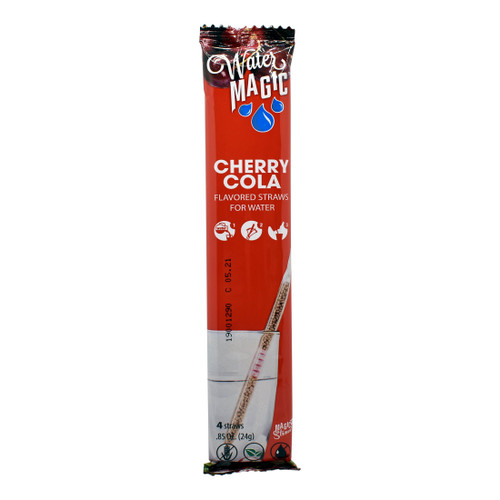 Water Magic Cherry Cola Water Straws