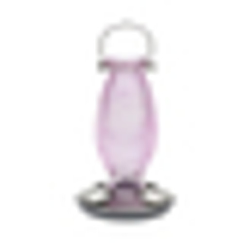 Perky-Pet Hummingbird 16 oz Glass/Metal Nectar Feeder 4 ports Pink