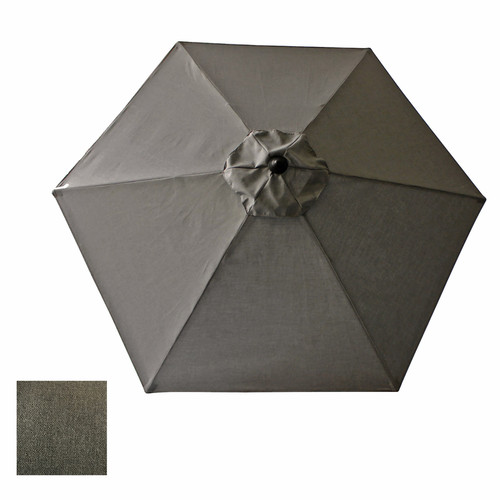 Living Accents Camas 9 ft. Tiltable Brown Patio Umbrella
