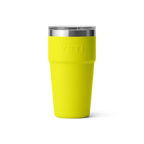 YETI Rambler 20 oz Firefly Yellow BPA Free Tumbler with MagSlider