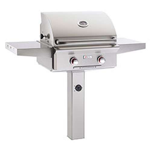 AOG 24NGT T-Series 24-Inch 2-Burner Natural Gas Grill On In-Ground Post