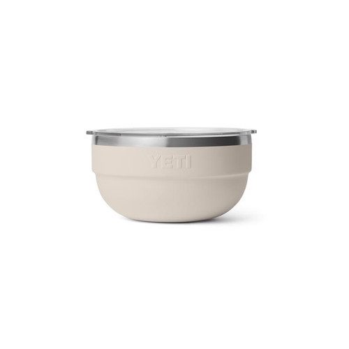 YETI Rambler 2 qt Stainless Steel Cape Taupe Bowl with Lid