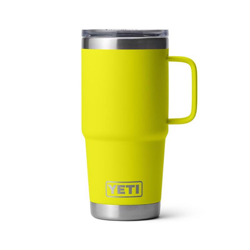 YETI Rambler 20 oz Firefly Yellow BPA Free Travel Mug