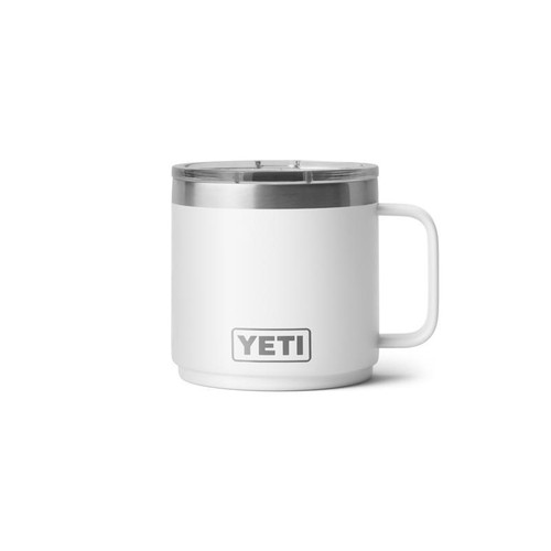 YETI Rambler White BPA Free Mug 14 oz with MagSlider Lid