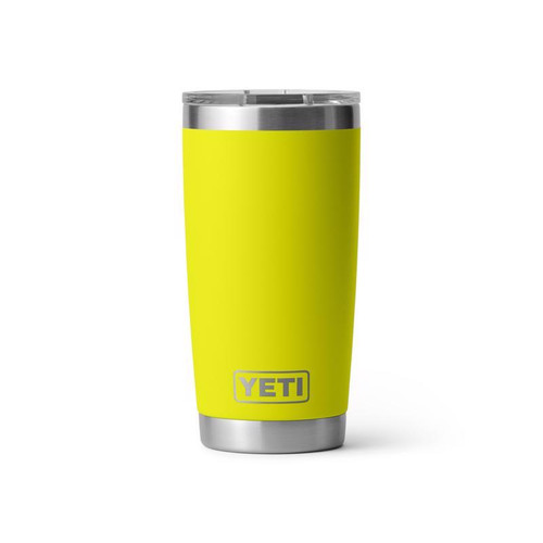 YETI Rambler 20 oz Firefly Yellow BPA Free Tumbler with MagSlider Lid
