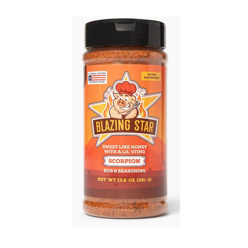 Blazing Star Scorpion Bar-B-Q Rub & Seasoning 13.8 oz