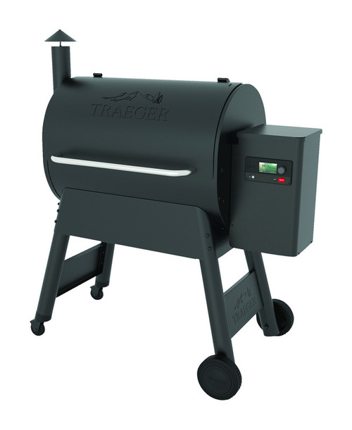 Traeger Grills Ranger Portable Wood Pellet Grill and Smoker, Black Small &  Grills BAC679 All Natural Cleaner Grill Accessories 946 ml & Traeger Pellet