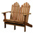 Tahoe Wood Adirondack Patio Bench