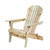 Living Accents Natural Wood Adirondack Chair