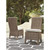 Signature Design by Ashley Beachcroft Brown Aluminum Frame Dining Chair 2PC