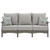 Signature Design by Ashley Visola Gray HDPE Frame Conversation Sofa Gray