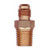 JMF 3/8" x 3/8" Brass Male Flare to Male Iron Pipe (MIP) adapter