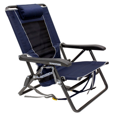 GCI Outdoor 4 position Indigo Hard Arm Backpack Chair - Bar-B-Que.com