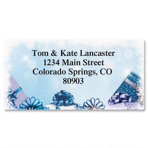 Pretty Pleasures Christmas Return Address Labels