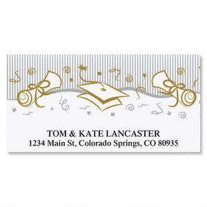 Graduation Party Deluxe Return Address Labels
