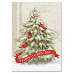 Winter Tree Christmas Greeting Cards