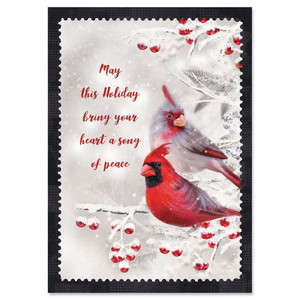 Winter Cardinal Christmas Greeting Cards Winter Cardinal Christmas Greeting Cards