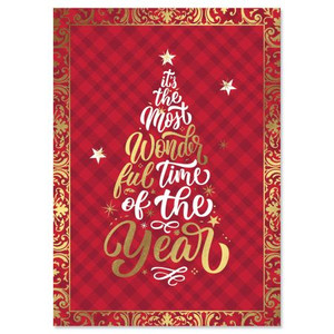 A Very Merry Christmas Deluxe Christmas Greeting Cards