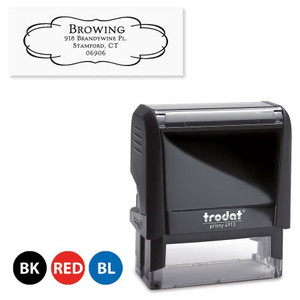 Elegant Frame Self-Inking Address Stamp