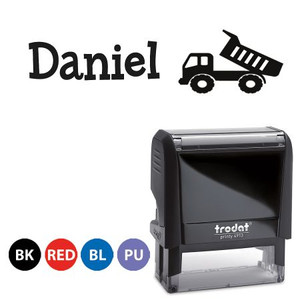 Truck Self-Inking Stamp - 4 Colors Truck Self-Inking Stamp - 4 Colors