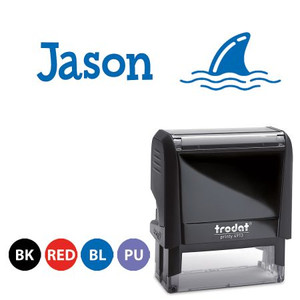 Shark Self-Inking Stamp - 4 Colors Shark Self-Inking Stamp - 4 Colors