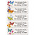 Flowers & Butterflies Return Address Labels on Rolls