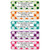 Pastel Argyle Return Address Labels on Rolls