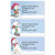 Snowman Delights Border Return Address Labels