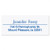 Accent Line Self-Inking Address Stamp