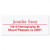 Accent Line Self-Inking Address Stamp
